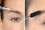 Eyebrow shaping technique at home